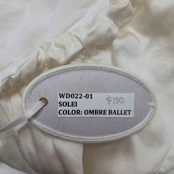 Winston white satin ombre ballet layered maxi dress - Picture 9 of 9